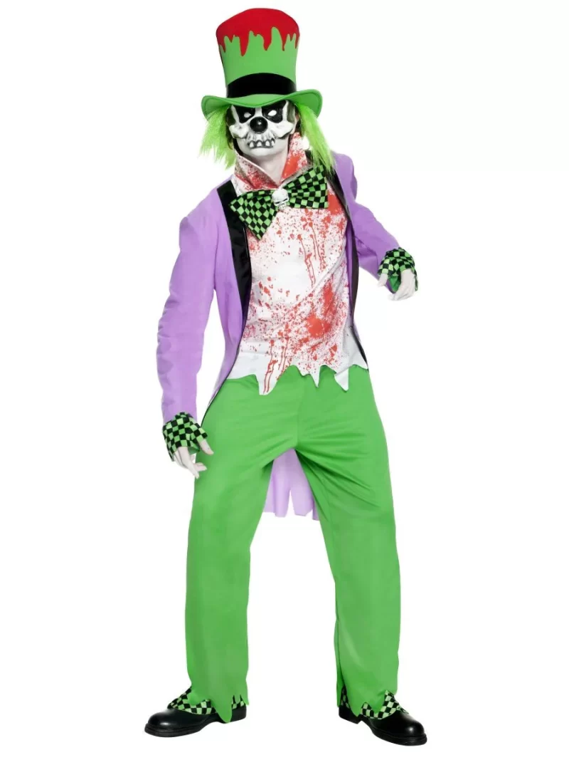 Bad Hatter Men's Halloween Fancy Dress Costume