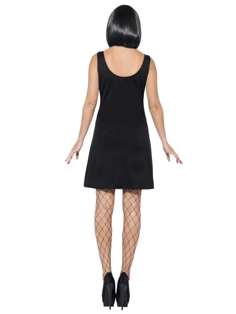 Skeleton Shift Dress Ladies Halloween Fancy Dress Costume - Image 2
