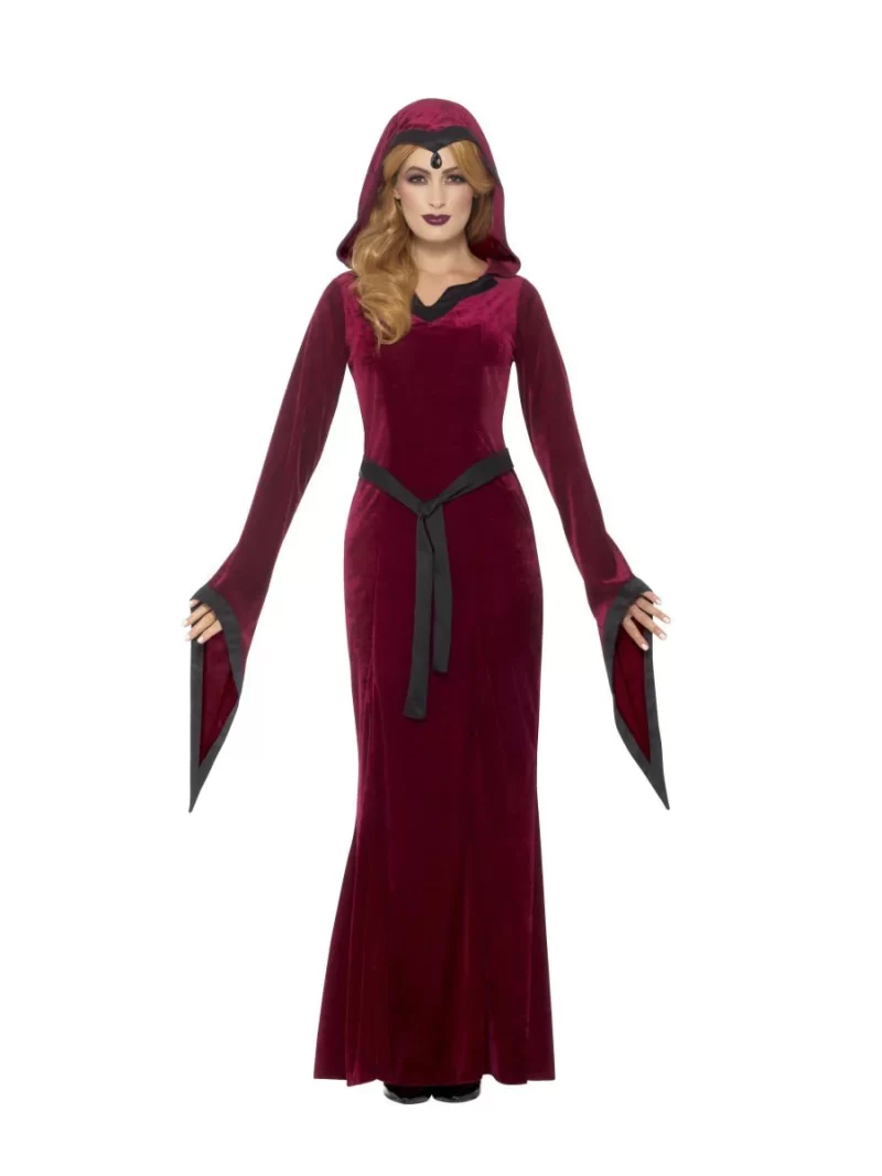 Medieval Vampiress Princess Ladies Fancy Dress Costume