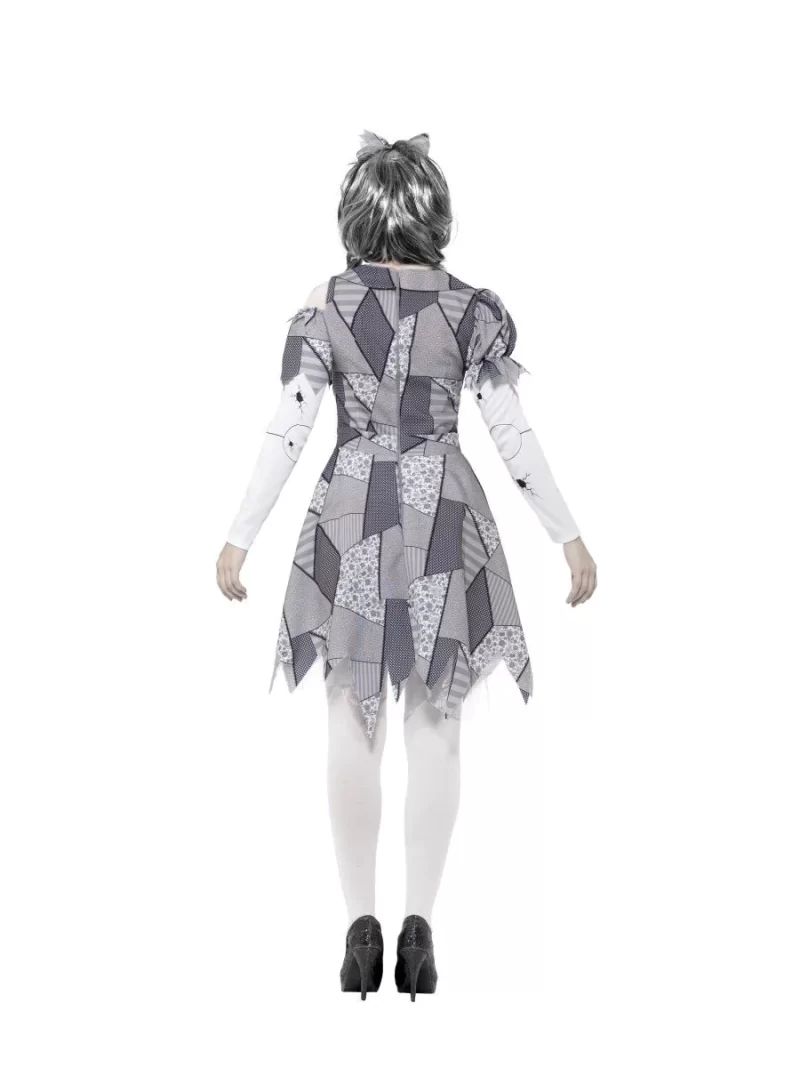 Damaged Doll Ladies Halloween Fancy Dress Costume - Image 2