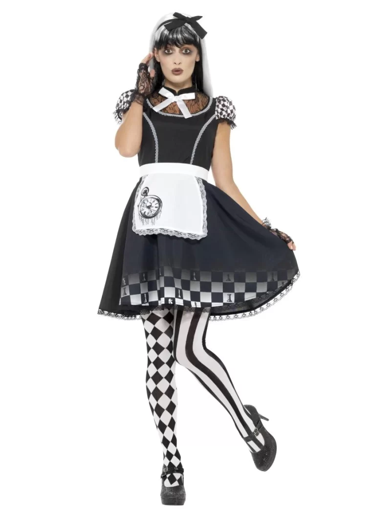 Gothic Alice Ladies Halloween Fancy Dress Costume