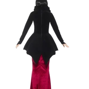 Deluxe Regal Vampiress Ladies Halloween Fancy Dress Costume - Image 2