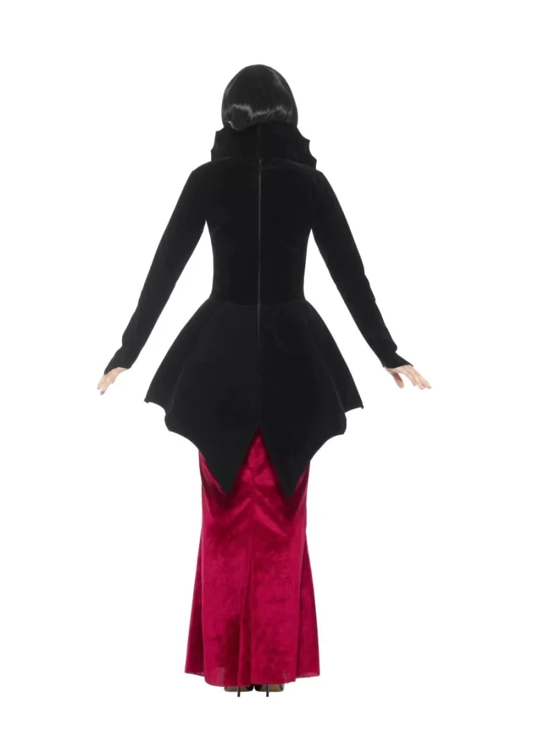 Deluxe Regal Vampiress Ladies Halloween Fancy Dress Costume - Image 2