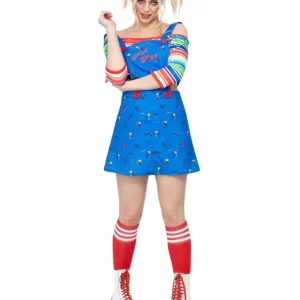 Chucky Ladies Halloween Fancy Dress Costume