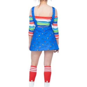 Chucky Ladies Halloween Fancy Dress Costume - Image 3
