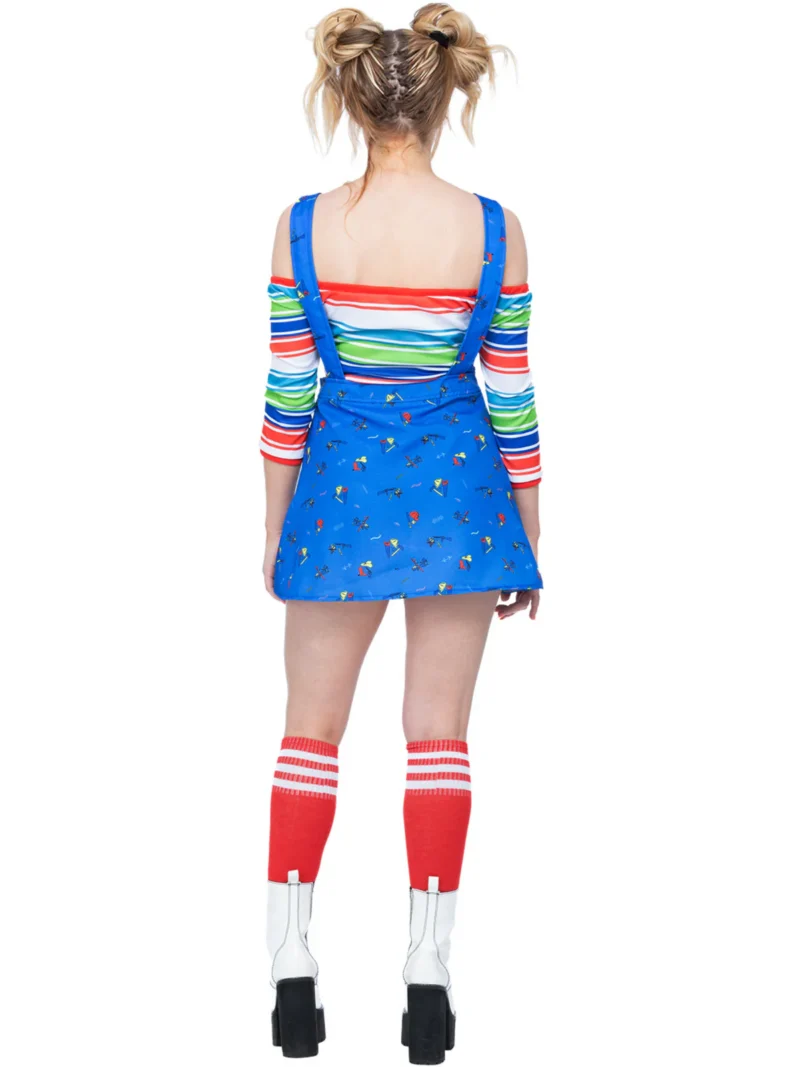 Chucky Ladies Halloween Fancy Dress Costume - Image 3