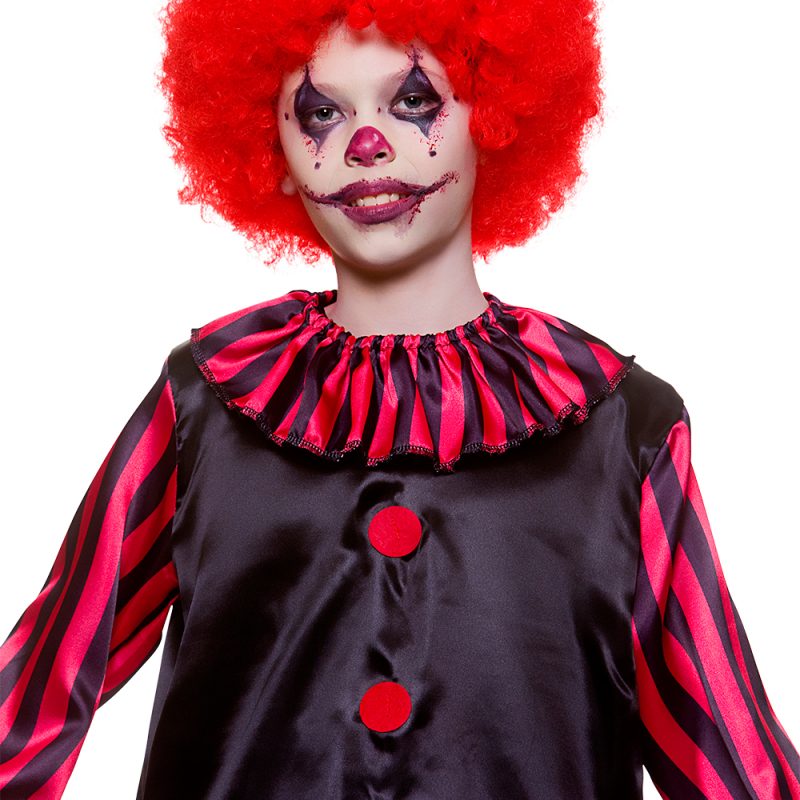 Evil Clown Boy Children's Halloween Fancy Dress Costume - Image 2