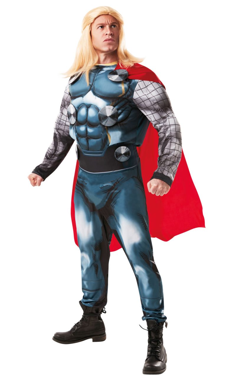 Marvel Universe Avengers Thor Deluxe Men's Fancy Dress Costume