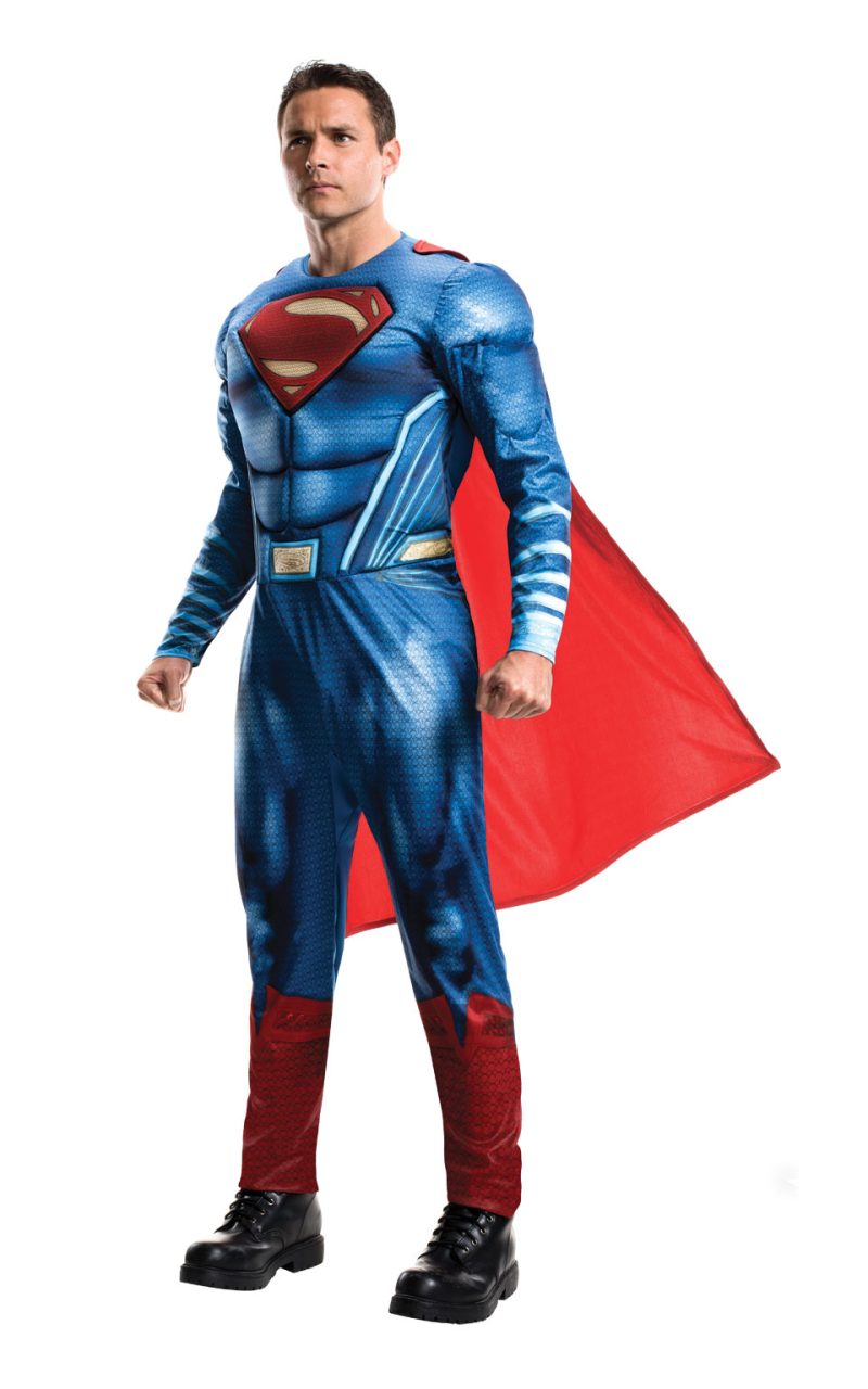 Justice League Superman Deluxe Men'as Fancy Dress Costume