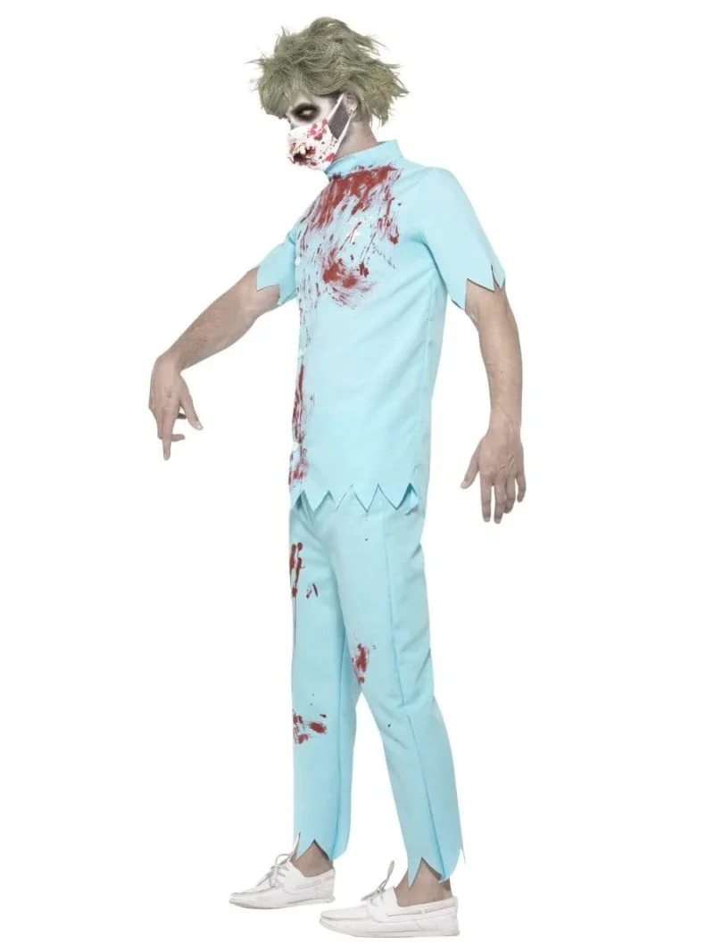 Zombie Dentist Men's Halloween Fancy Dress Costume Fancy Dress Costume