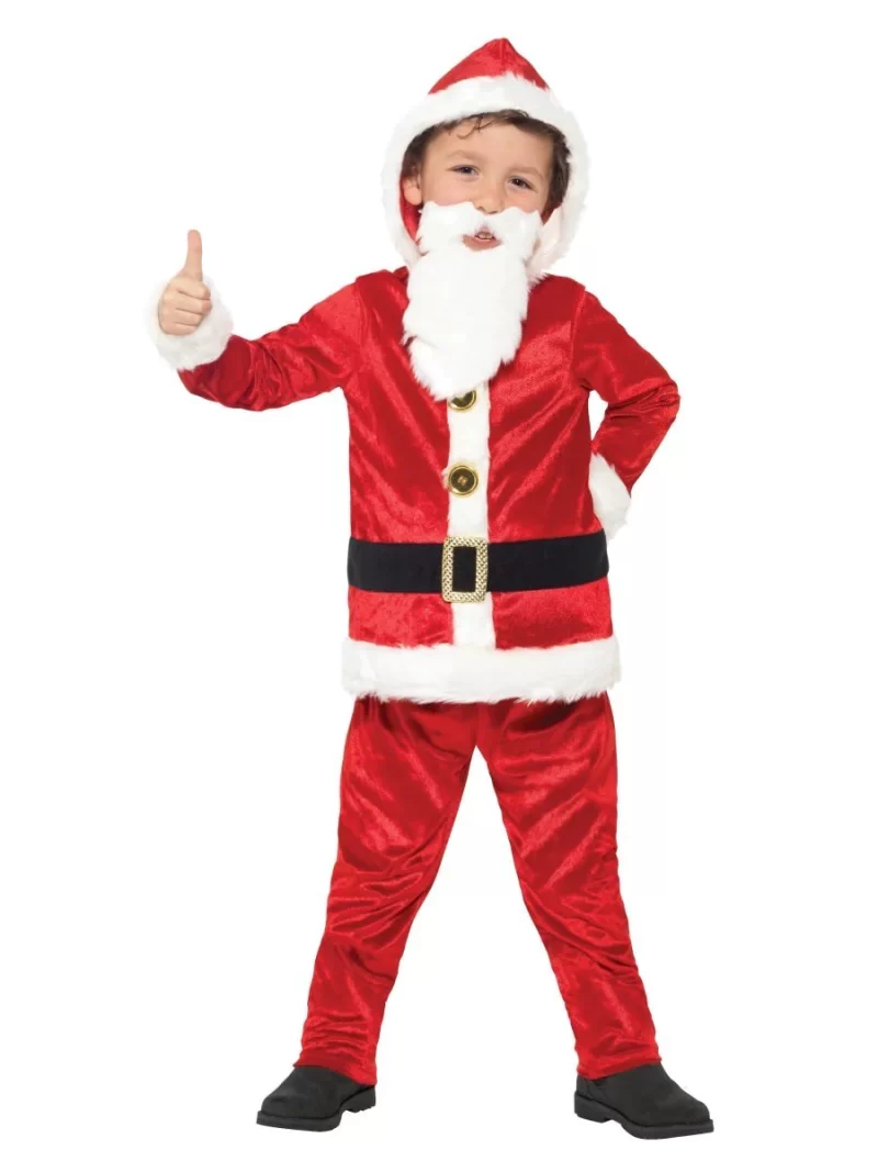 Jolly Santa Children's Christmas Fancy Dress Costume