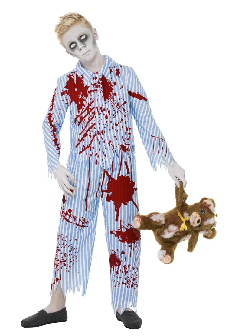 Zombie Pyjama Boy Children's Halloween Fancy Dress Costume