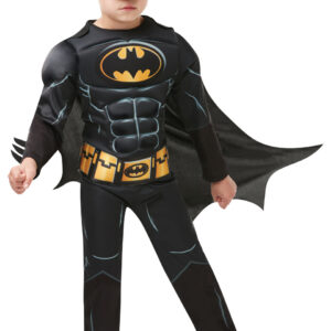 DC Batman Black Core Tween Children's Fancy Dress Costume