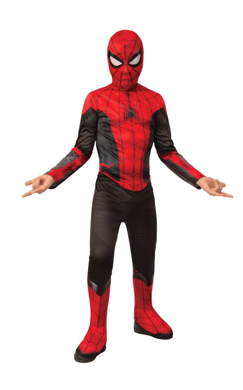 Marvel Spider-Man No Way Home Red/Black Children's Fancy Dress Costume