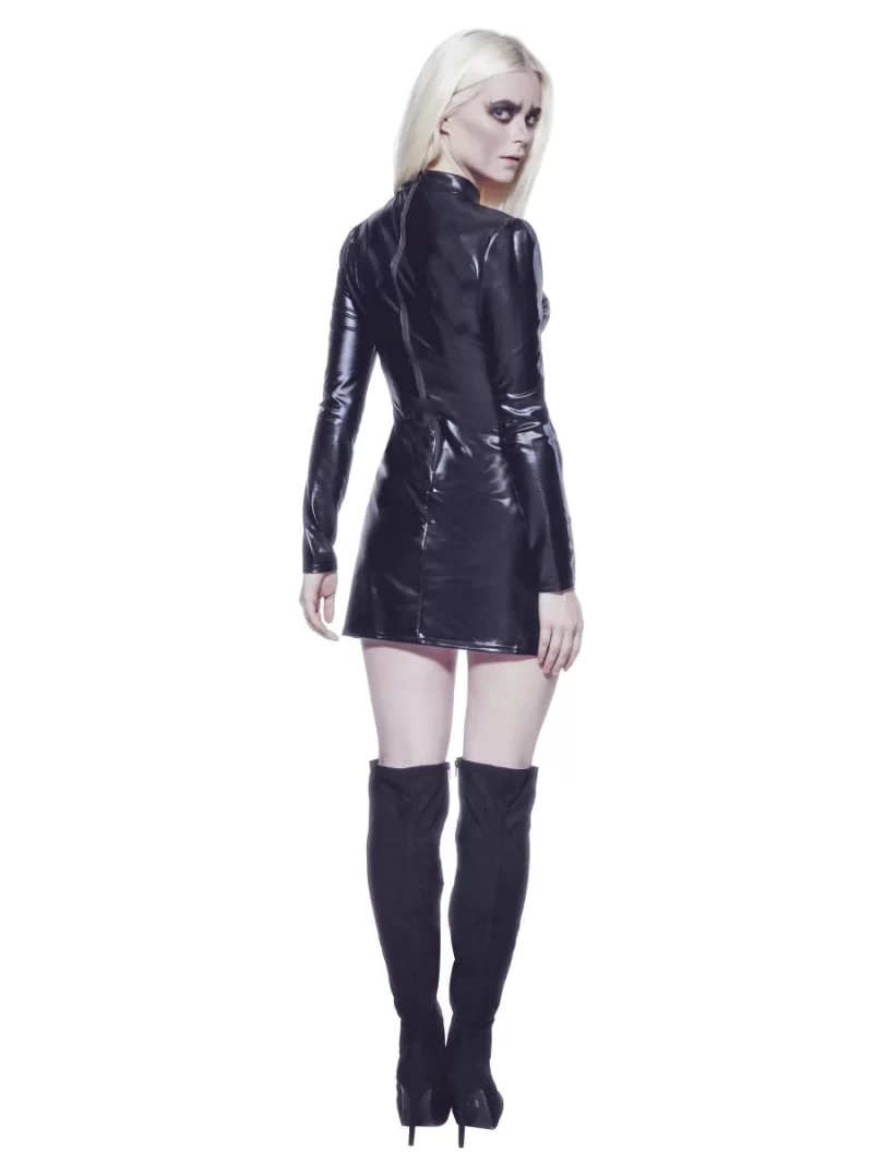 Fever Miss Whiplash Skeleton Halloween Lades Fancy Dress Costume - Image 2