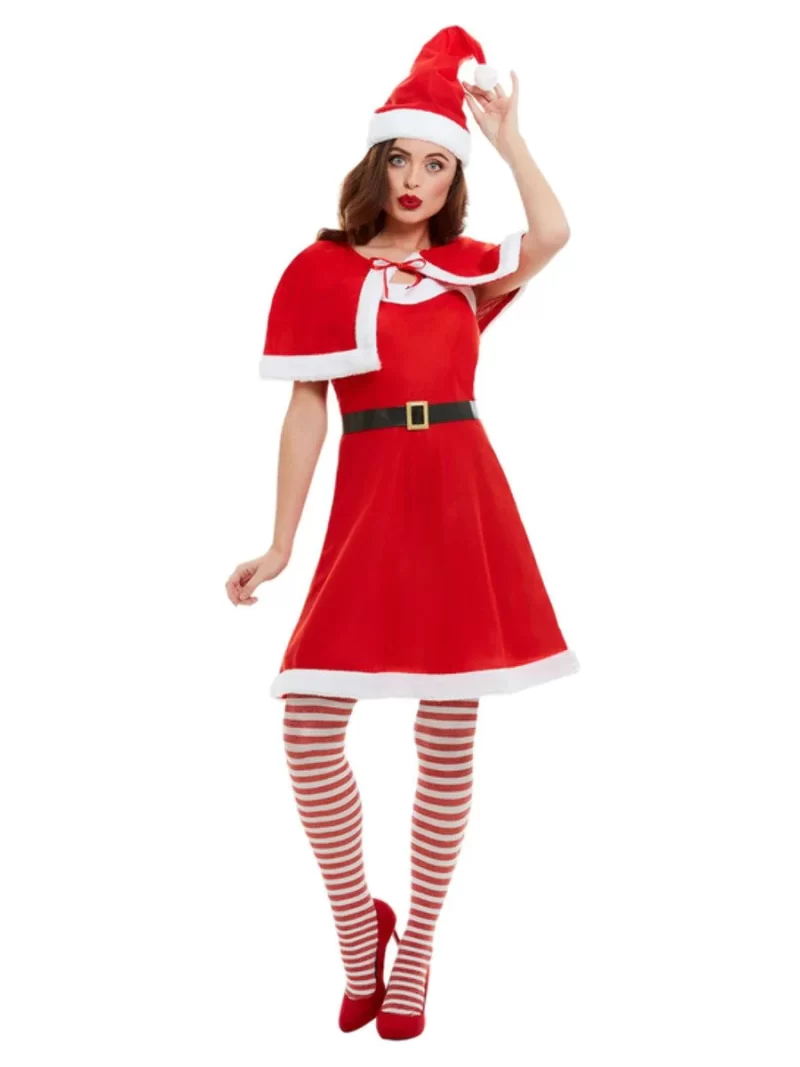Miss Santa Cute Christmas Women's Fancy Dress Costume