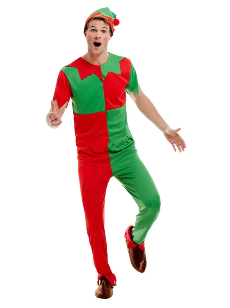 Cheeky Elf Christmas Men's Fancy Dress Costume