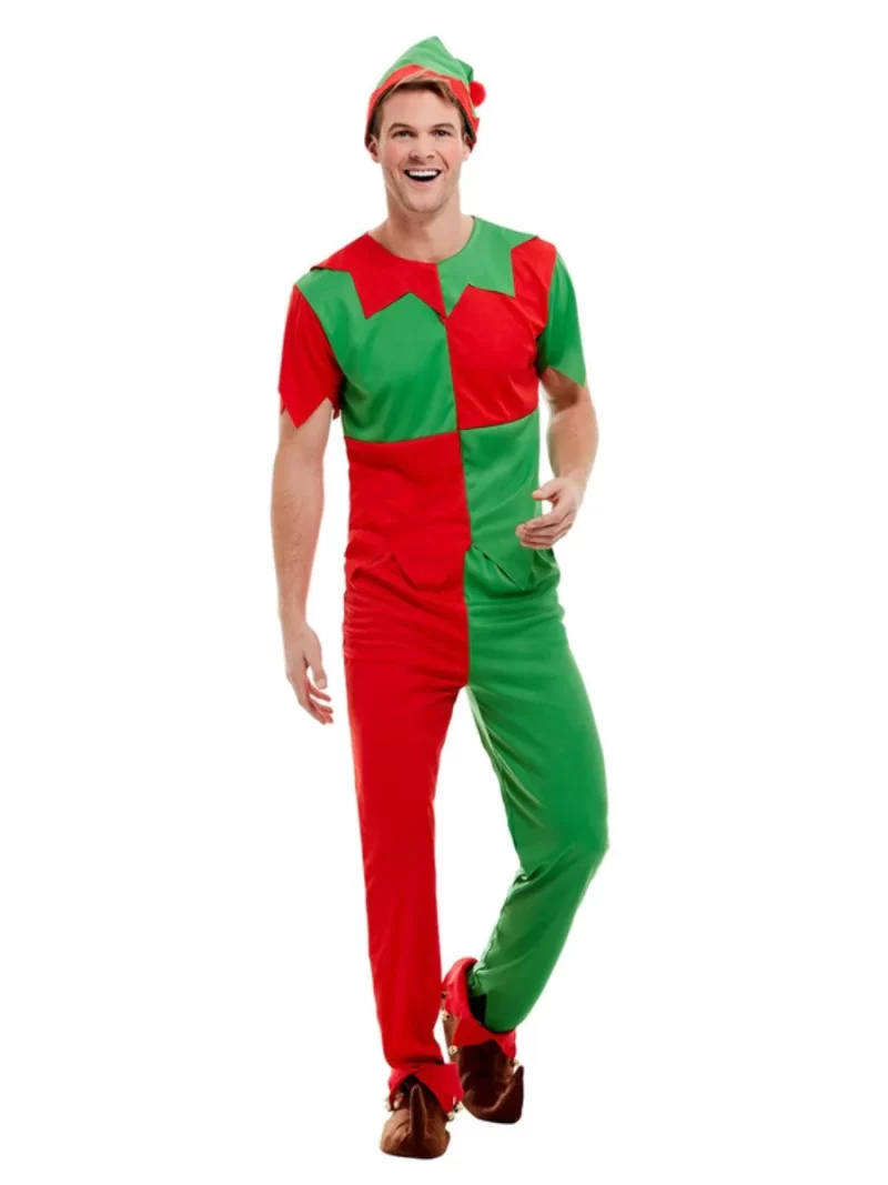 Cheeky Elf Christmas Men's Fancy Dress Costume - Image 2