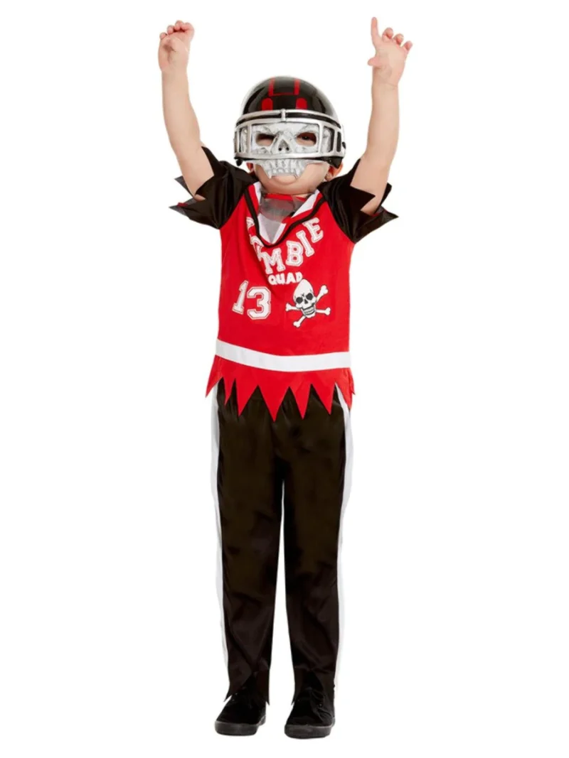 Zombie Football Player Children's Halloween Fancy Dress Costume