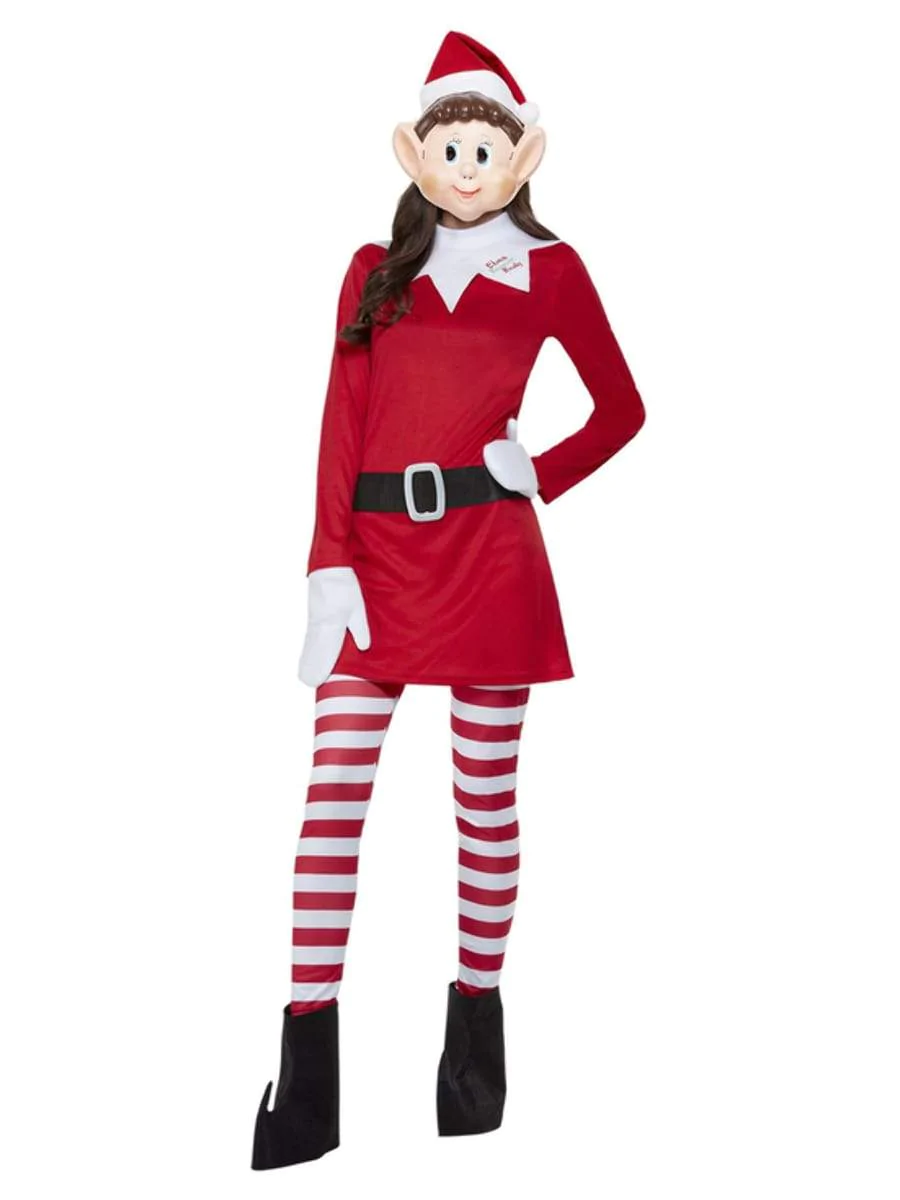 Elves Behaving Badly Elf Ladies Christmas Fancy Dress Costume Fancy Dress Costume