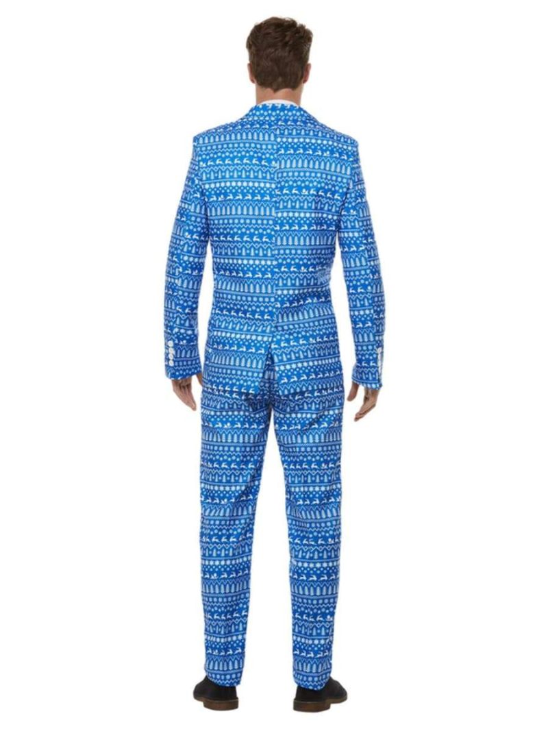 Wrapping Paper Suit Christmas Men's Fancy Dress Costume - Image 2