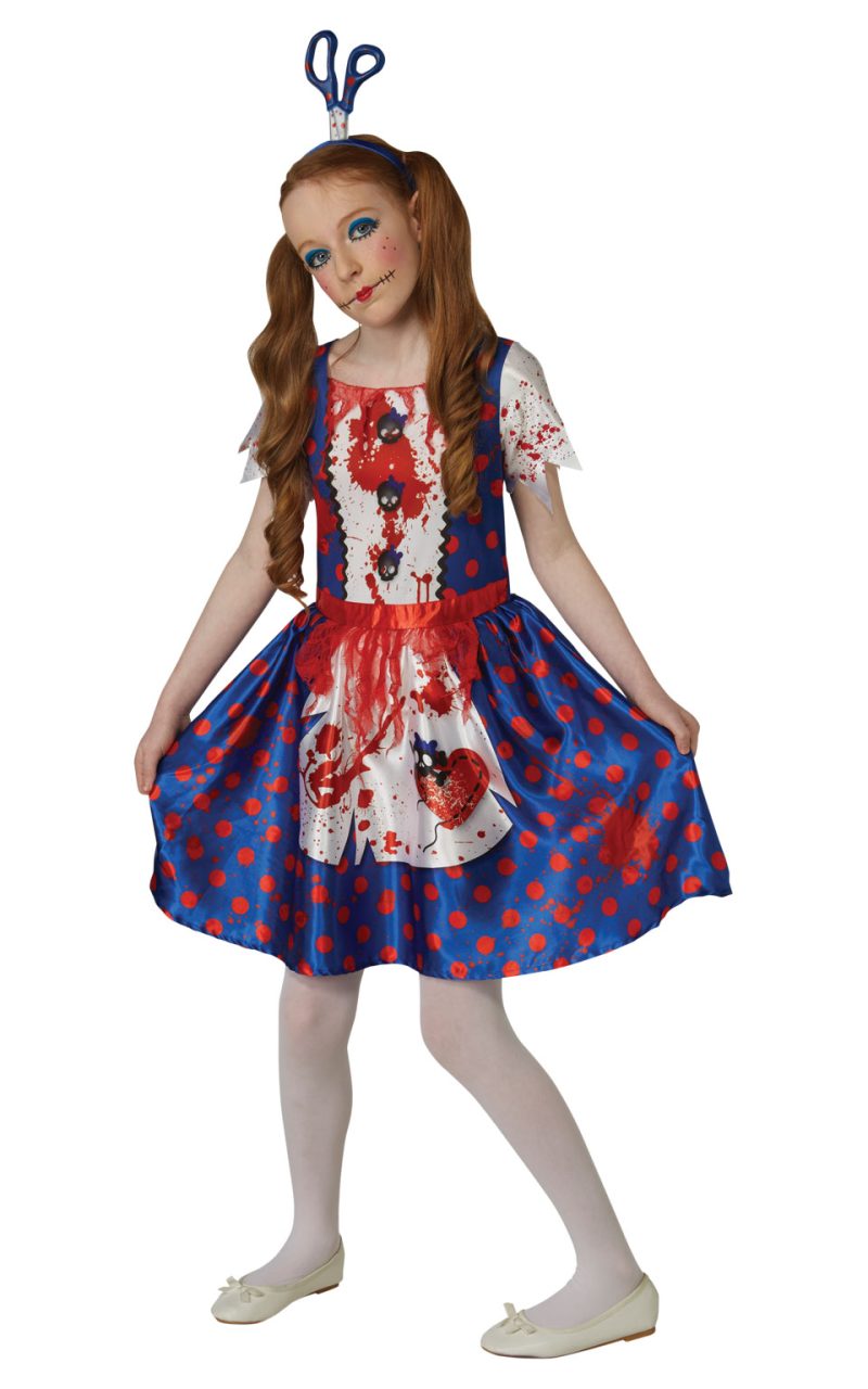 Rag Doll Halloween Childrens's Fancy Dress Costume