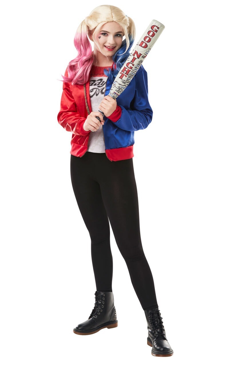 Harley Quinn Kit Tween Children's Fancy Dress Costume