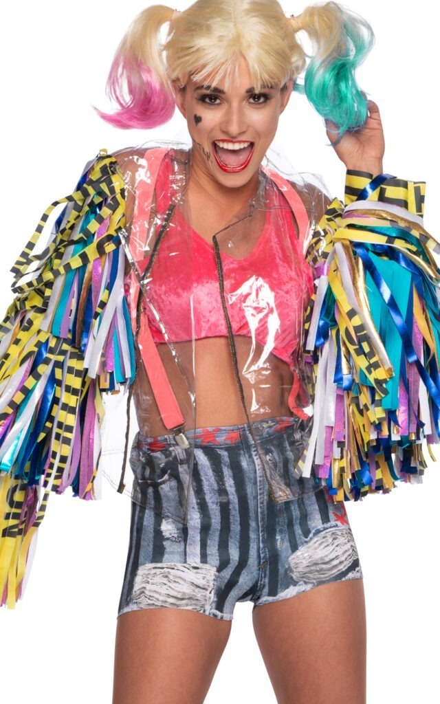 Official Harley Quinn Birds Of Prey Adult Jacket - Amscan DC Film Cosplay Costume
