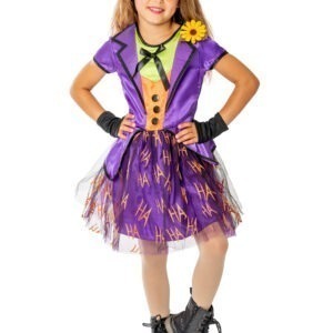 DC Comics Deluxe Joker Girls Children's Fancy Dress Costume