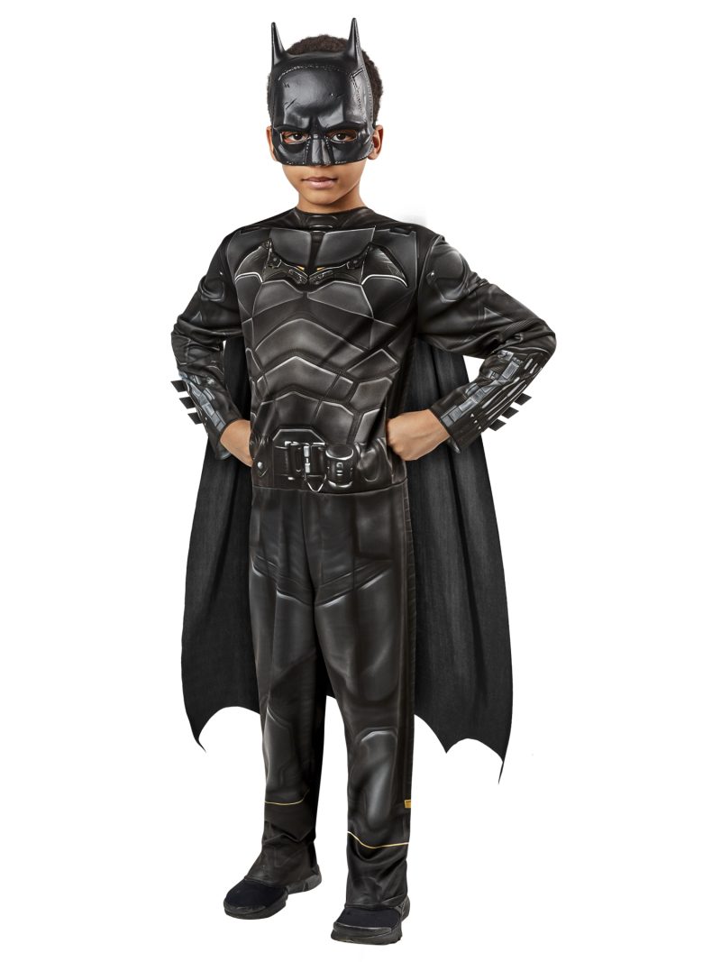DC Black Batman Children's Fancy Dress Costume