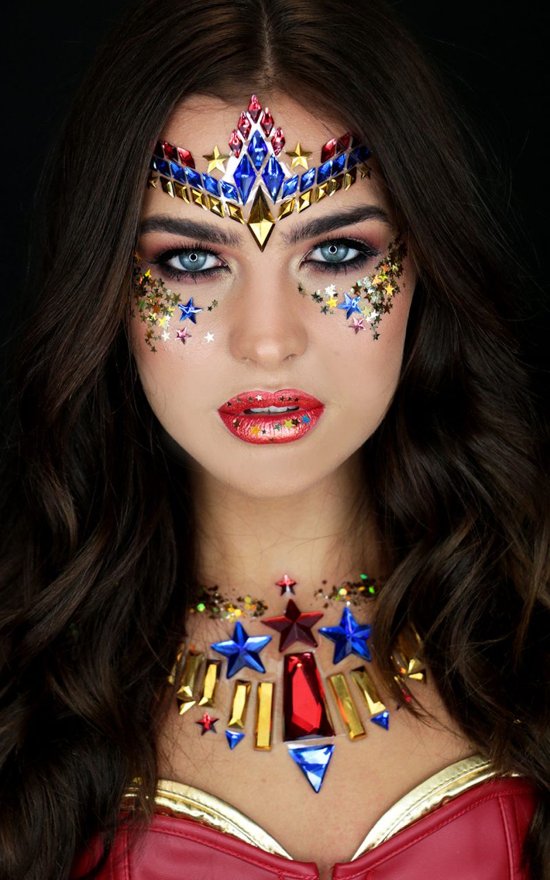 DC WonderWoman Face Jewel Gypsy Shrine