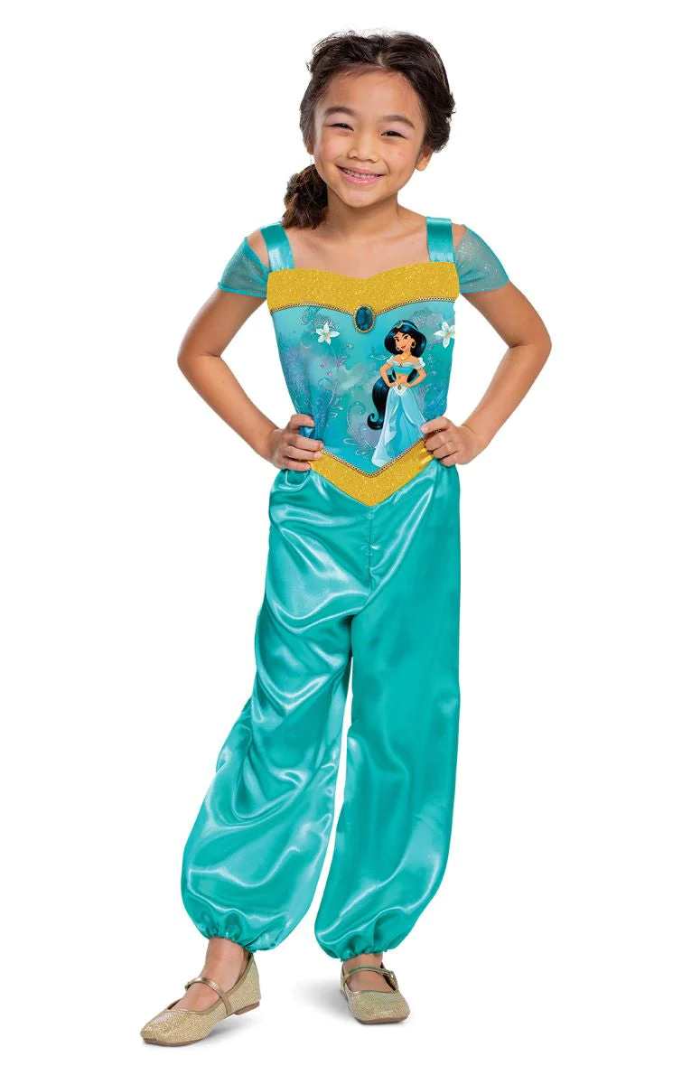 Disney's Princess Jasmine Children's Fancy Dress Costume Fancy Dress ...