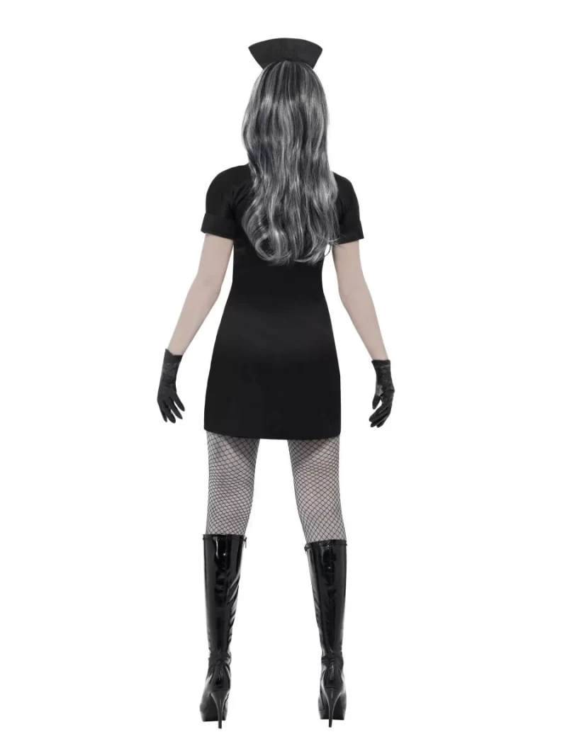 Nurse Delerium Ladies Halloween Fancy Dress Costume - Image 2