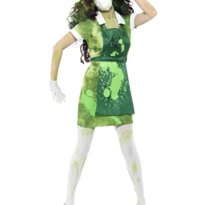 Biohazard Ladies Halloween Fancy Dress Costume