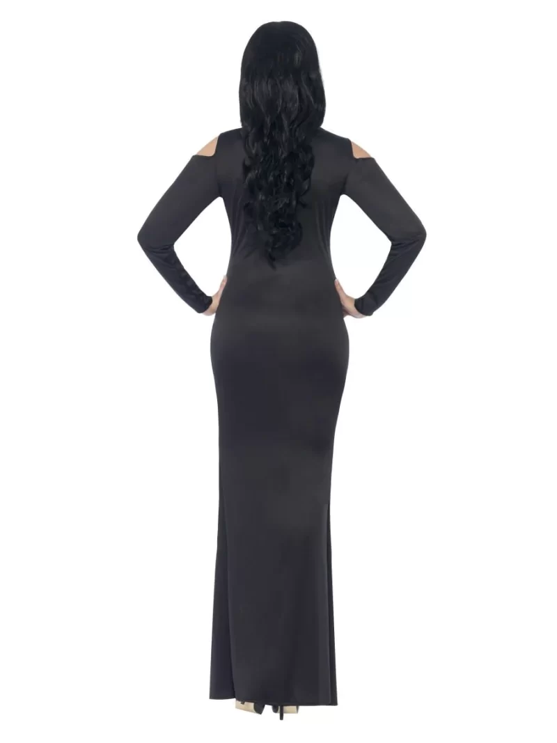 Curves Skeleton Lady Halloween Fancy Dress Costume - Image 2