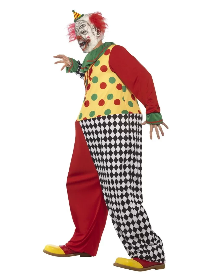 Sinister Clown Men's Halloween Fancy Dress Costume - Image 3