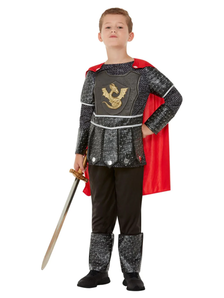 Deluxe Knight Boy Children s Fancy Dress Costume Fancy Dress Costume