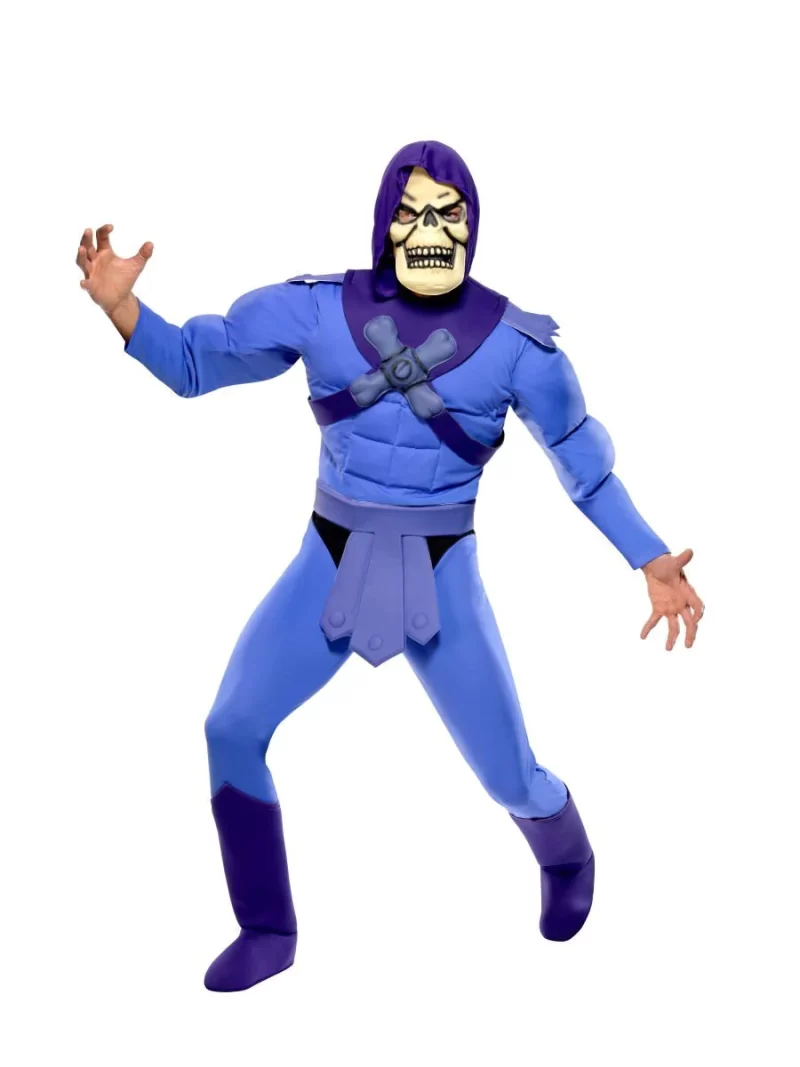 Masters of the Universe He-Man Skeletor Mens Fancy Dress Costume - Image 2