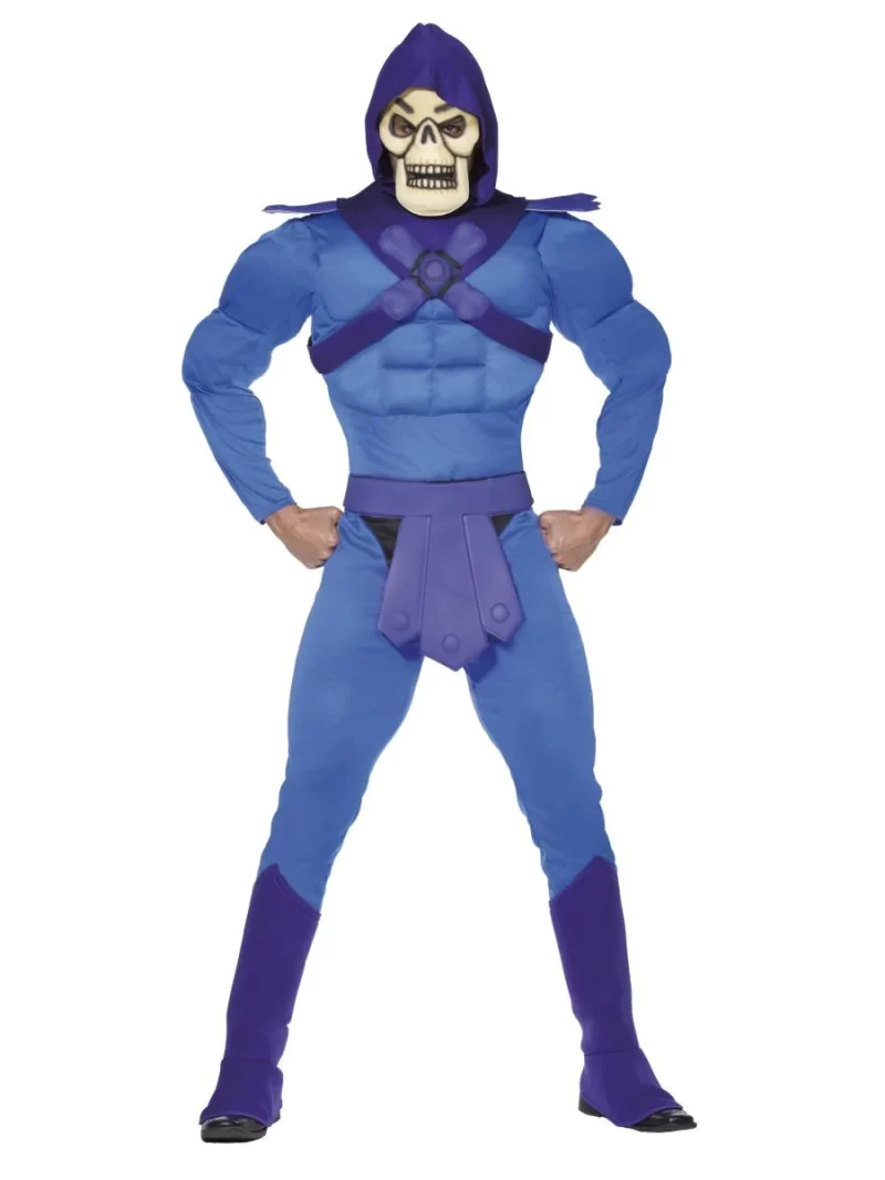 Masters of the Universe He-Man Skeletor Mens Fancy Dress Costume