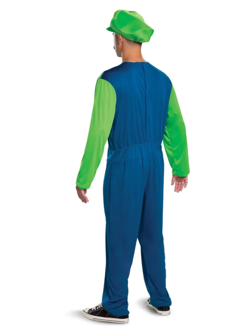 Nintendo Super Mario Brothers Luigi Men's Fancy Dress Costume - Image 2