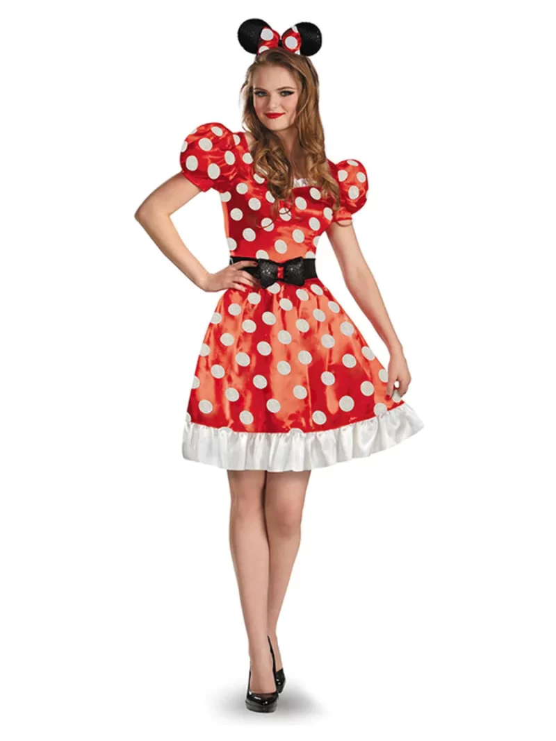 Disney Minnie Mouse Ladies Fancy Dress Costume