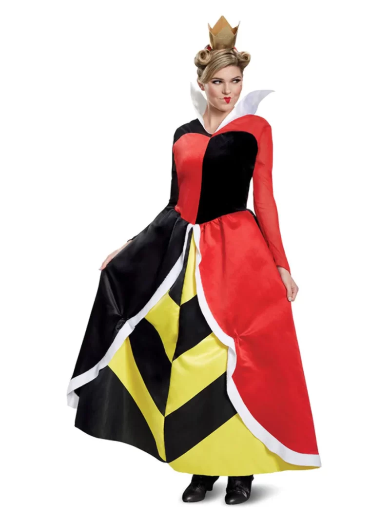 Disney Villains Red Queen Ladies Fancy Dress Costume