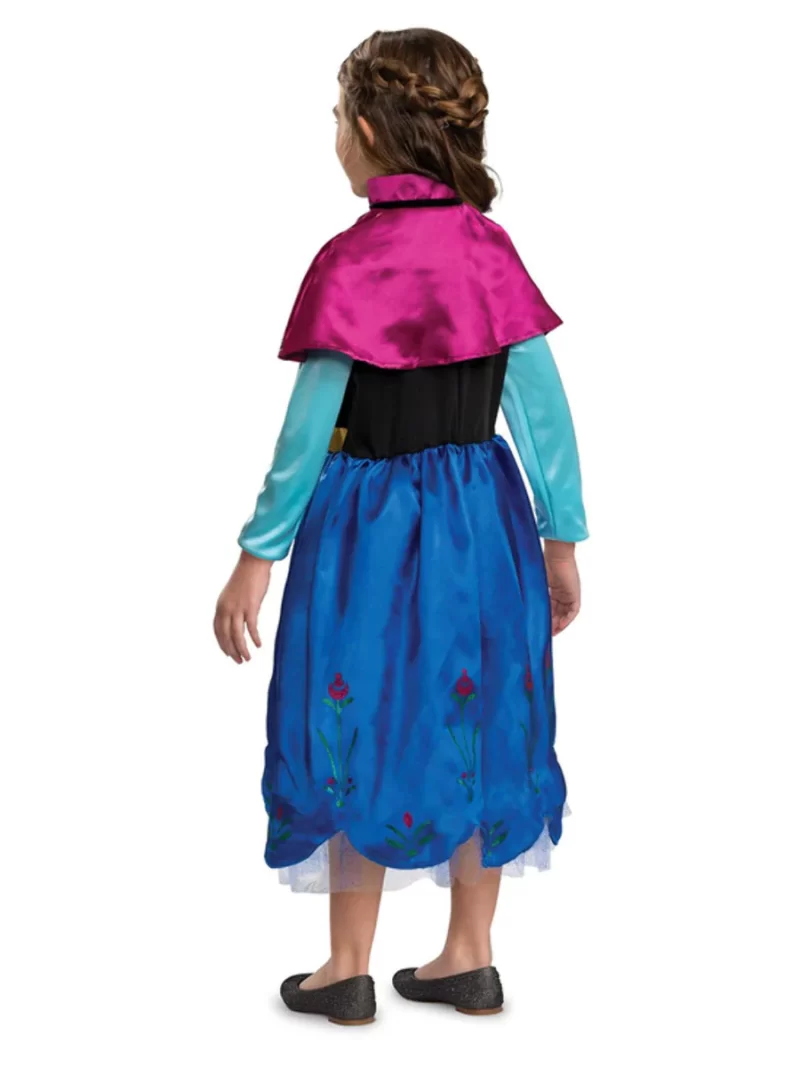 Disney Frozen Deluxe Anna Travelling Children's Fancy Dress Costume - Image 3