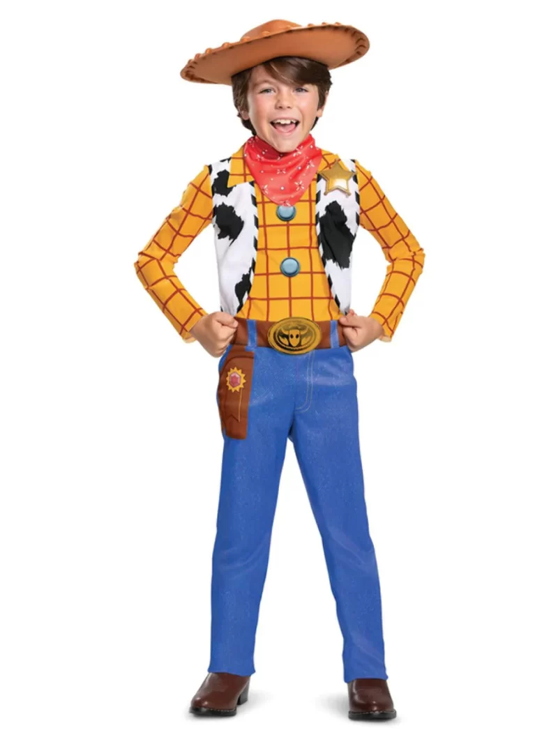 Disney Pixar Toy Story 4 Deluxe Woody Children's Fancy Dress Costume