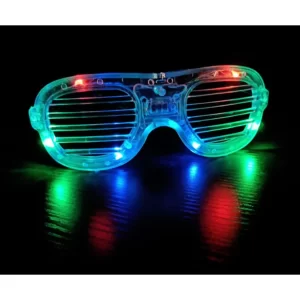 LED Light Up Shutter Glasses, Assorted Colours - Image 2