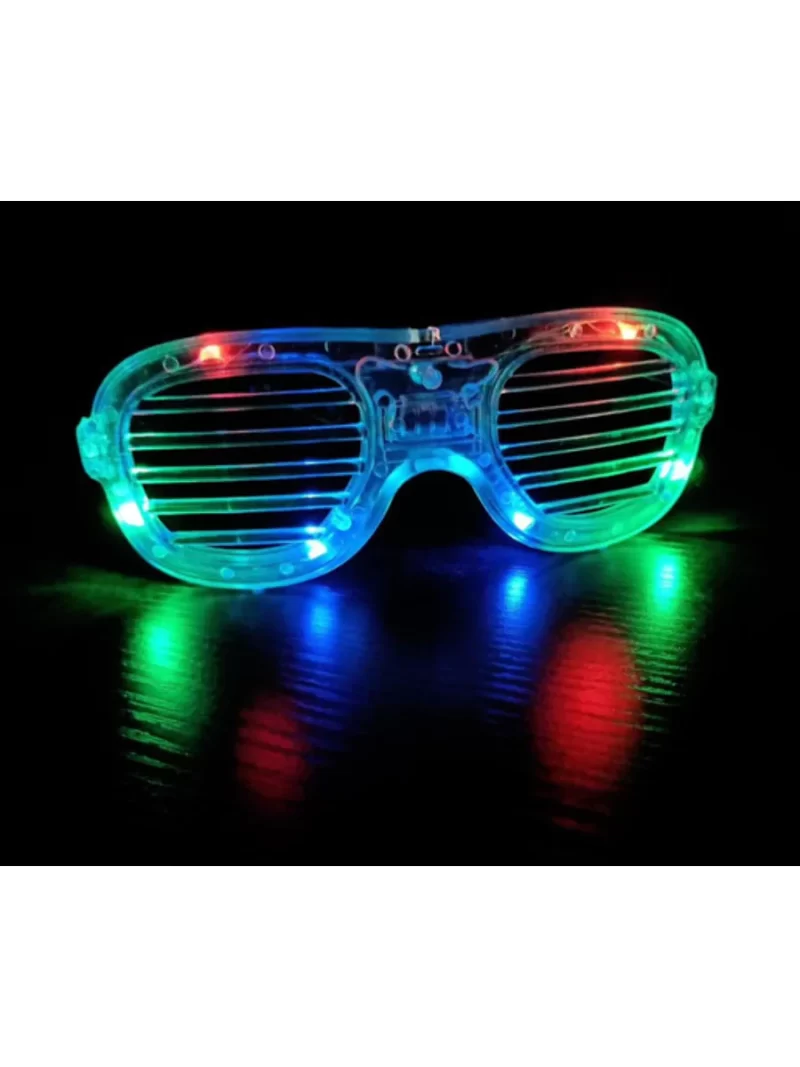 LED Light Up Shutter Glasses, Assorted Colours - Image 2