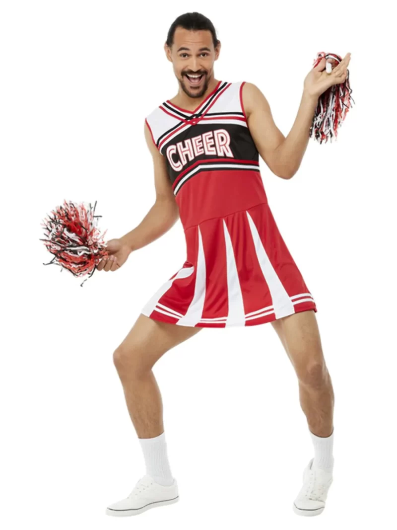 Give Me A...Cheerleader Men's Fancy Dress Costume