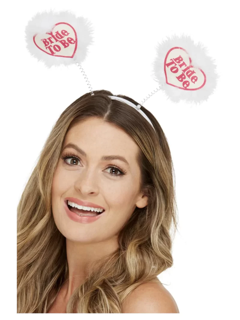 Bride To Be Boppers, White & Pink