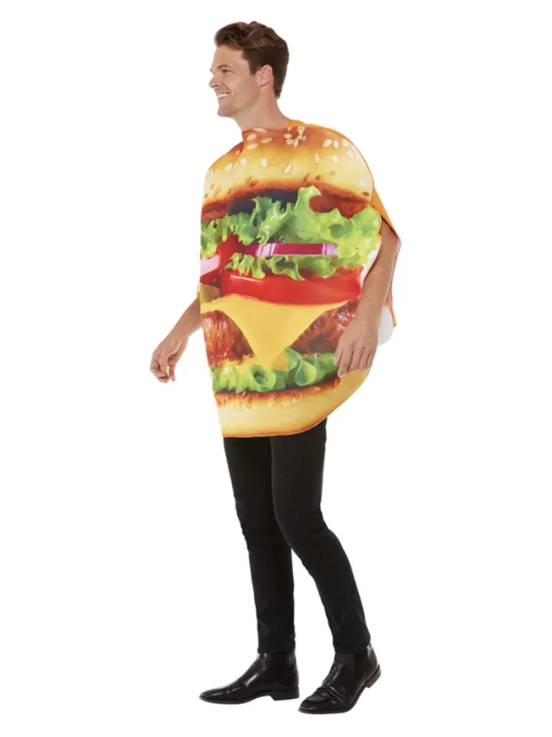 Cheeseburger Novelty Unisex Fancy Dress Costume - Image 2