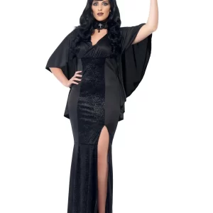 Curve Vampire Ladies Fancy Dress Costume - Image 2
